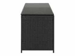 Best Caja de almacenaje de jardín ratán sintético 200x50x60 cm Baúl De Jardín