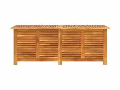 Discount vidaxl Caja de almacenaje de jardín madera maciza acacia 150x50x56 cm Color natural claro