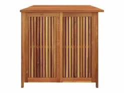 Best Caja de almacenaje de jardín madera maciza acacia 175x80x75 cm Baúl De Jardín