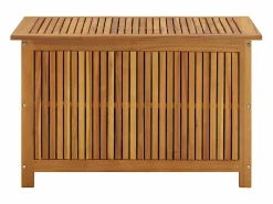 Best Caja de almacenaje de jardín madera maciza acacia 90x50x58 cm Baúl De Jardín