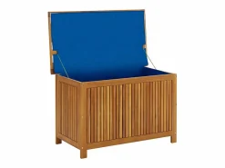 Best Caja de almacenaje de jardín madera maciza acacia 90x50x58 cm Baúl De Jardín
