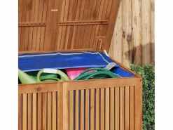 Discount vidaxl Caja de almacenaje de jardín madera maciza acacia 200x80x75 cm Color natural claro