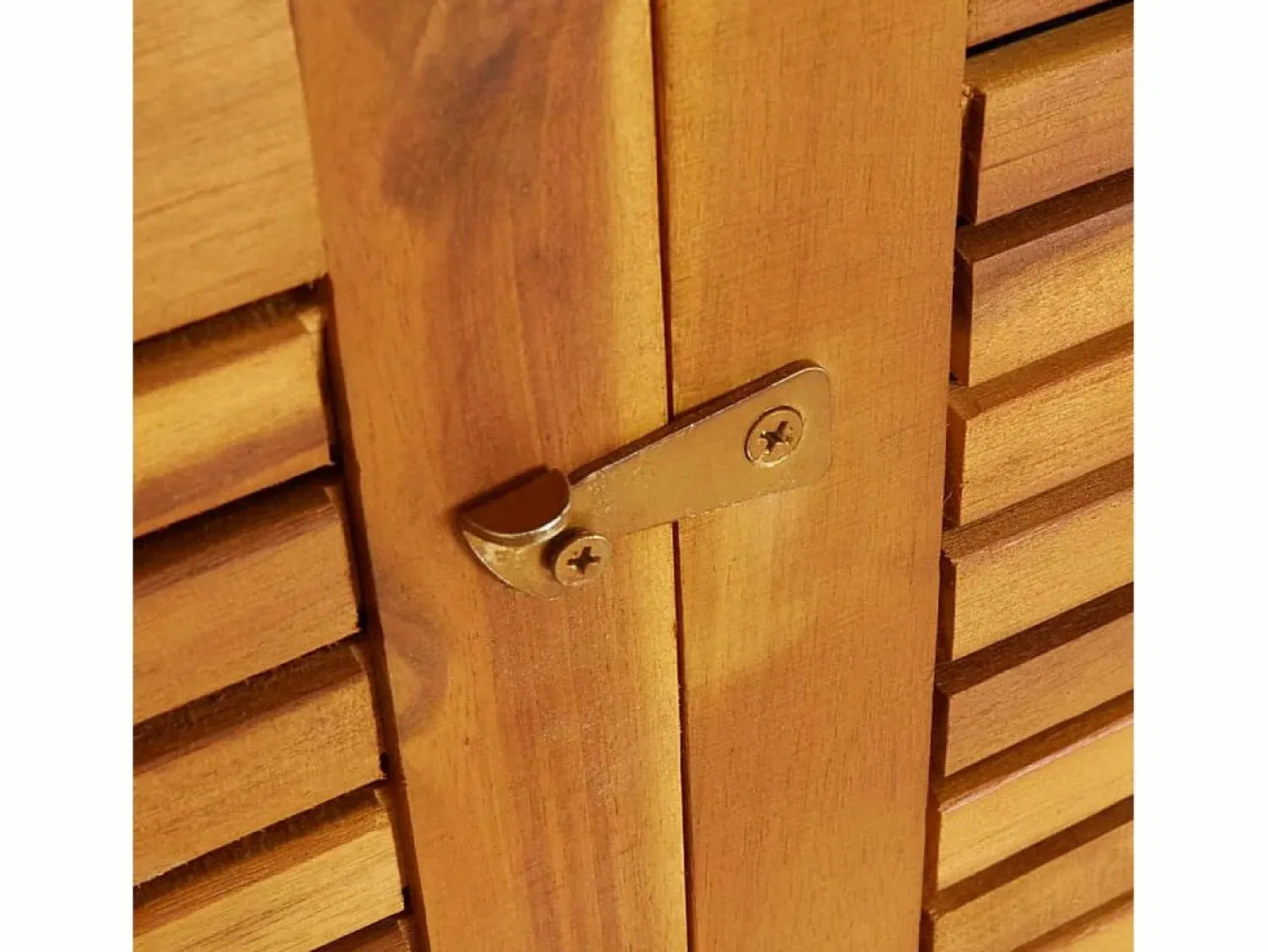 vidaxl Caja de almacenaje de jardín madera maciza acacia 140x87x104 cm