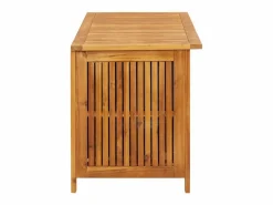 vidaxl Caja de almacenaje de jardín madera maciza acacia 113x50x58 cm