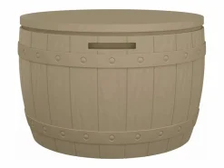 Clearance Caja de almacenaje de jardín 3 en 1 polipropileno marrón claro Baúl De Jardín