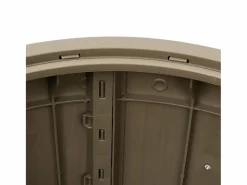 Clearance Caja de almacenaje de jardín 3 en 1 polipropileno marrón claro Baúl De Jardín