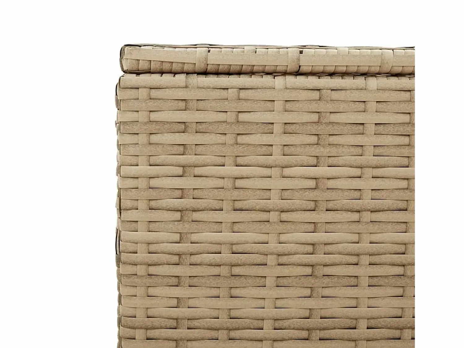 Discount Caja de almacenaje de jardín ratán sintético mezcla 469L Baúl De Jardín