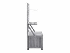 vidaxl Caja de almacenaje de madera maciza de acacia 99x55x160 cm