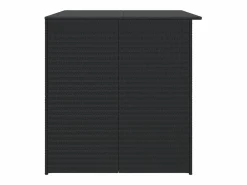 vidaxl Caja de almacenaje jardín ratán sintético 150x100x100 cm