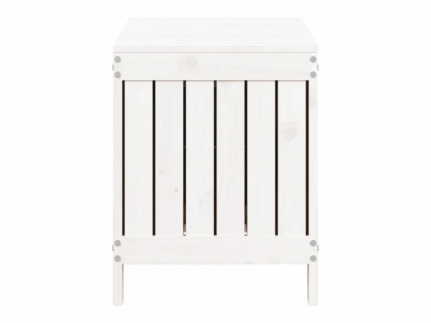 Hot Caja de almacenaje jardín madera de pino 76x42,5x54 cm Baúl De Jardín
