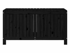 Caja de almacenaje jardín madera de pino 121x55x64 cm Baúl De Jardín