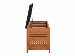Clearance vidaxl Caja de almacenaje jardín madera maciza eucalipto 150x50x55 cm Marru00f3n