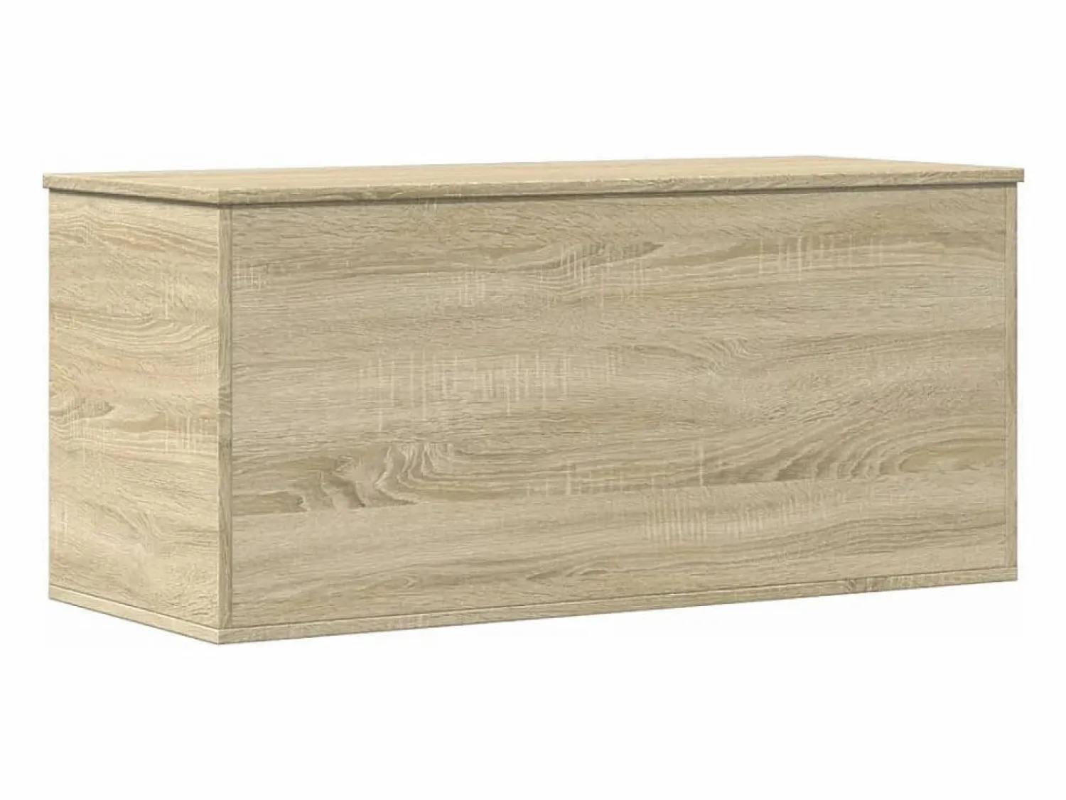 Discount Caja de almacenaje madera ingeniería roble Sonoma 100x42x46 cm Baúl Y Arcón