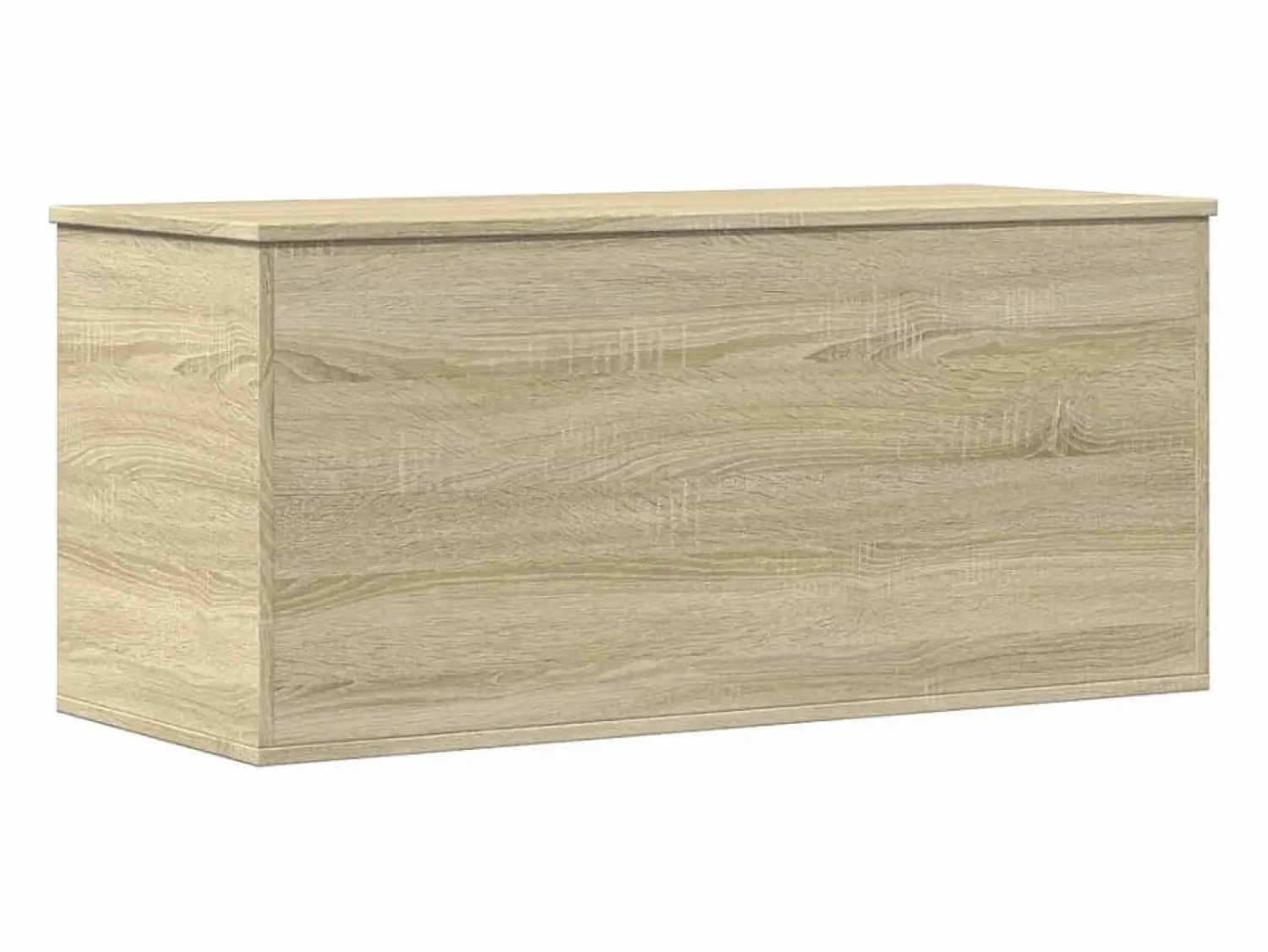 Discount Caja de almacenaje madera ingeniería roble Sonoma 100x42x46 cm Baúl Y Arcón