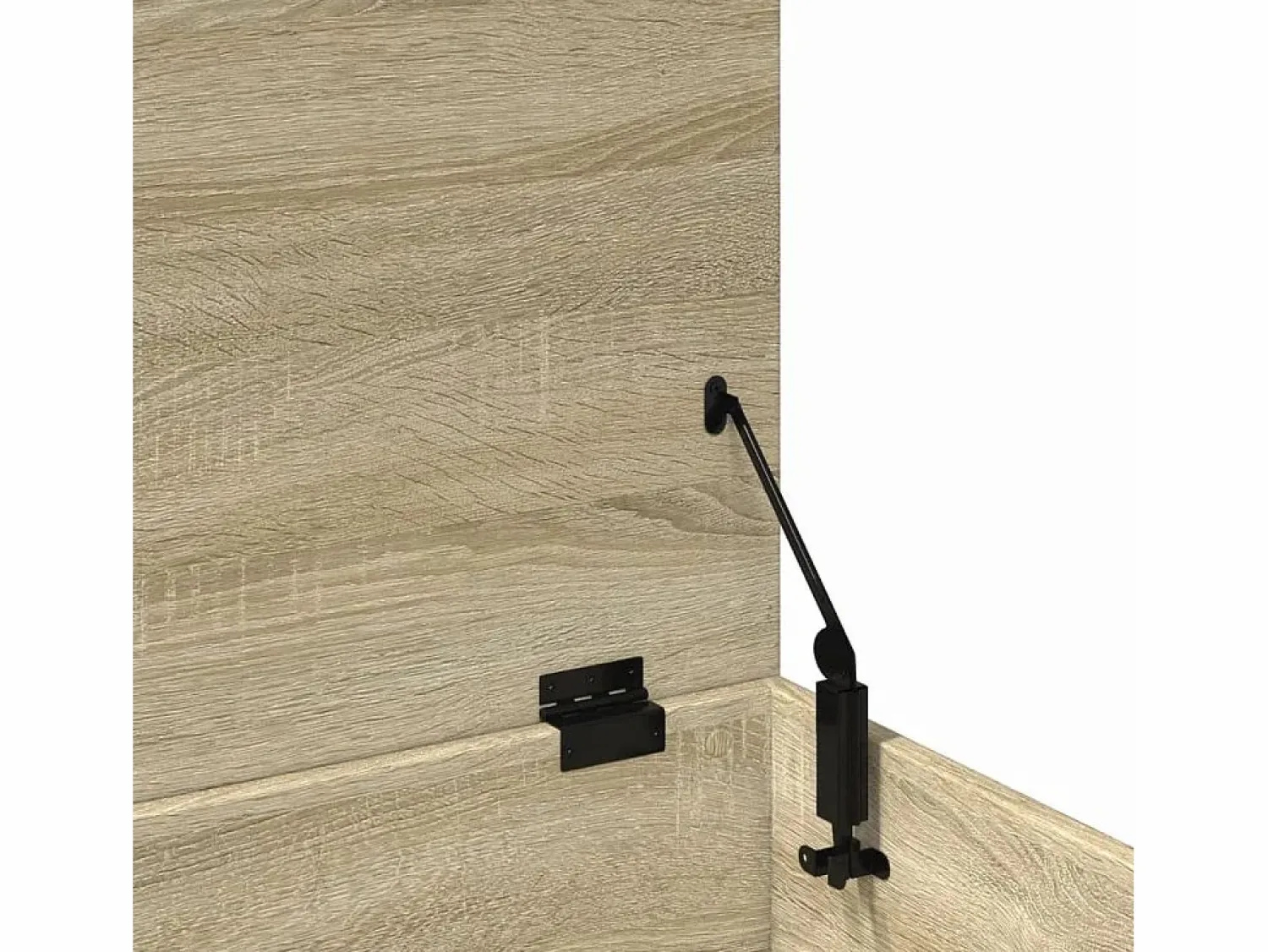 Discount Caja de almacenaje madera ingeniería roble Sonoma 100x42x46 cm Baúl Y Arcón