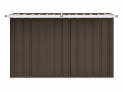 vidaxl Caja de almacenaje para jardín marrón 149x99x93 cm