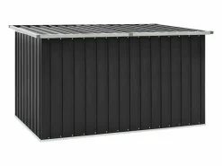 Discount vidaxl Caja de almacenaje para jardín 171x99x93 cm Gris antracita
