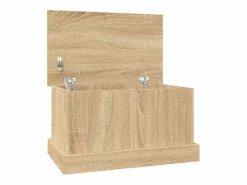 vidaxl Caja de almacenaje roble Sonoma 50x30x28 cm madera de ingeniería
