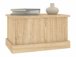 vidaxl Caja de almacenaje roble Sonoma 50x30x28 cm madera de ingeniería