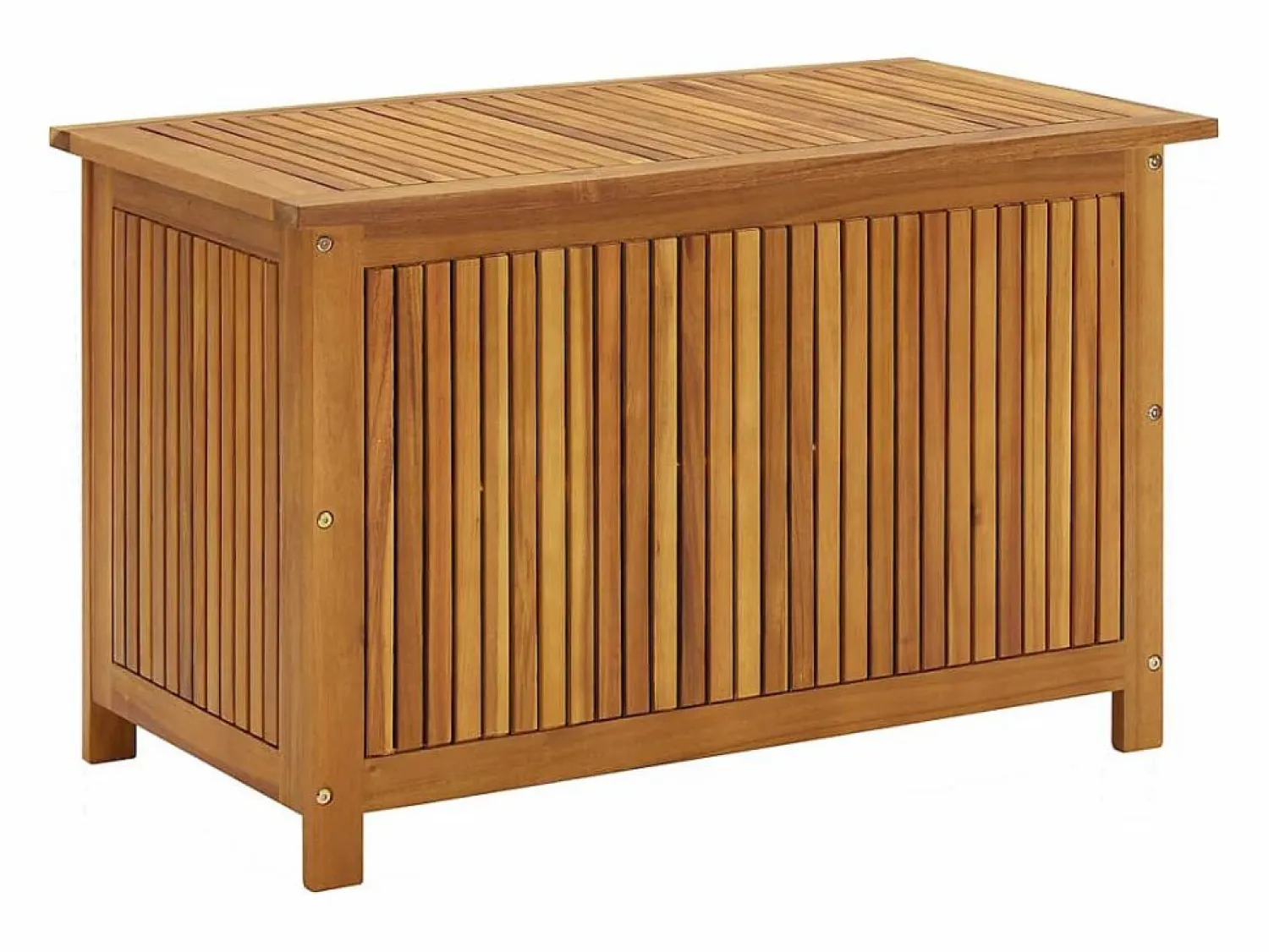 Sale Caja de almacenamiento de jardín 90x50x58 cm madera maciza de acacia Marru00f3n