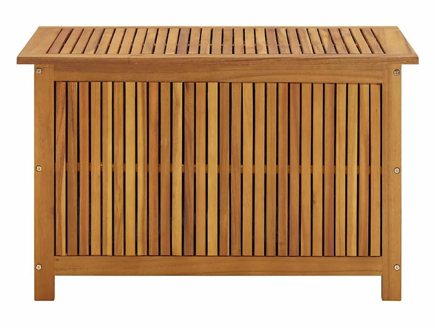 Sale Caja de almacenamiento de jardín 90x50x58 cm madera maciza de acacia Marru00f3n