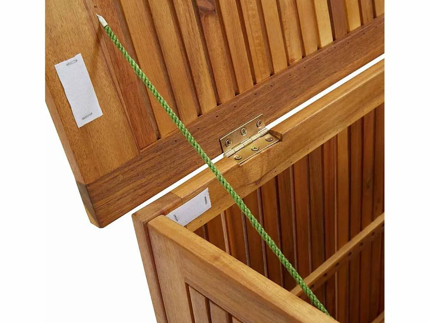 Sale Caja de almacenamiento de jardín 90x50x58 cm madera maciza de acacia Marru00f3n