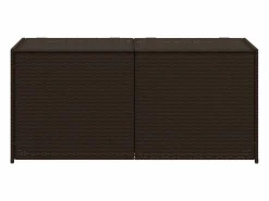 Clearance Caja de almacenamiento de jardín marrón de 283 l de resina tejida Armario De Jardín