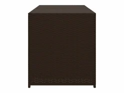 Clearance Caja de almacenamiento de jardín marrón de 283 l de resina tejida Armario De Jardín