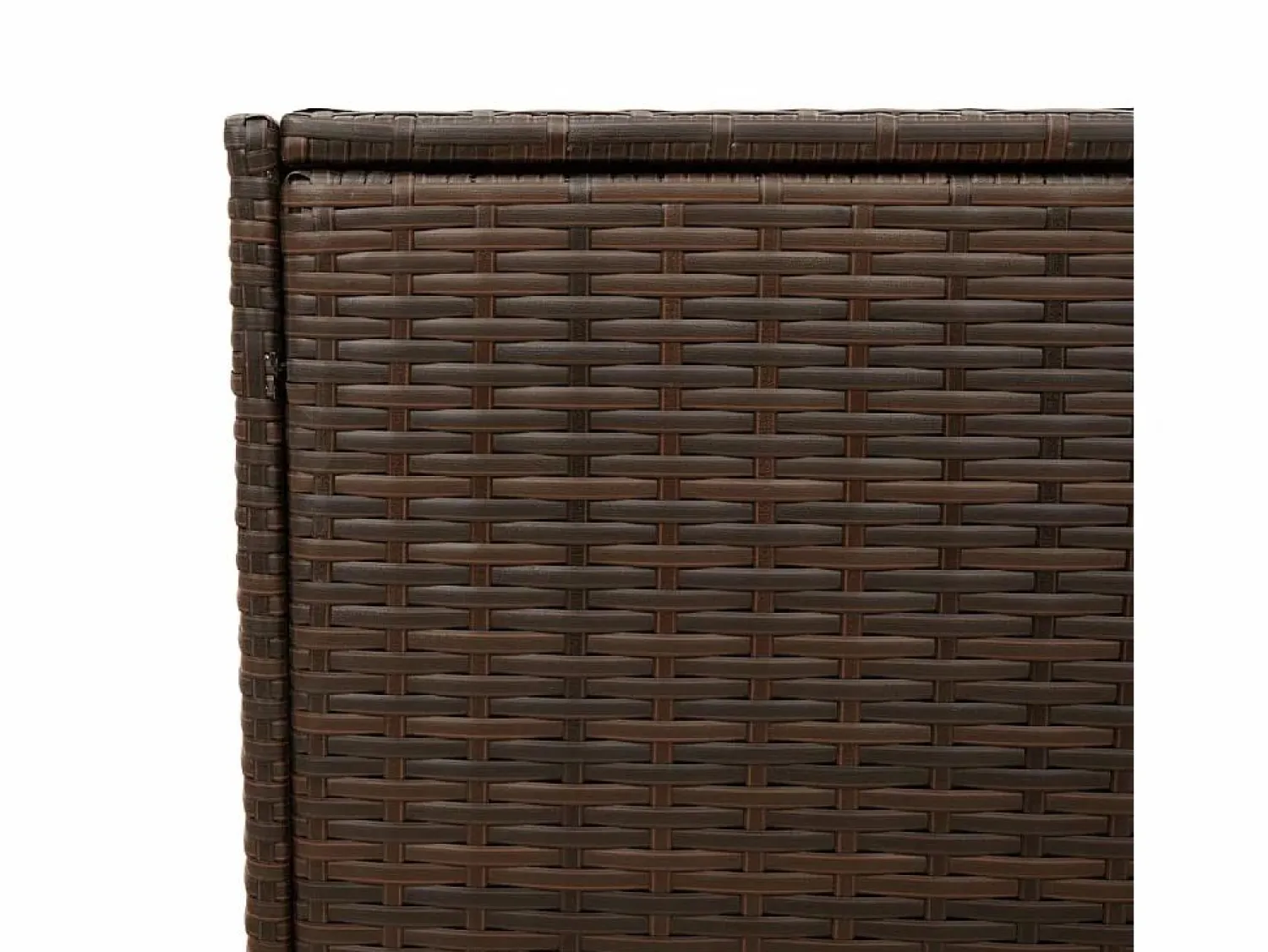 Clearance Caja de almacenamiento de jardín marrón de 283 l de resina tejida Armario De Jardín
