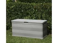 Clearance Caja de almacenamiento de jardín 117x45x56 cm Gris
