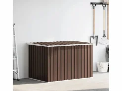 New Caja de almacenamiento de jardín Marrón 149x99x93 cm Armario De Jardín