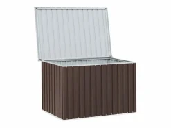New Caja de almacenamiento de jardín Marrón 149x99x93 cm Armario De Jardín