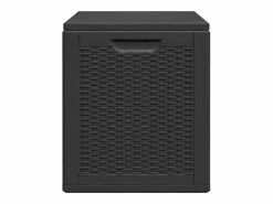 Sale Caja de almacenamiento de jardín 90 L Ratán PP Armario De Jardín