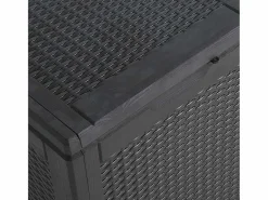Sale Caja de almacenamiento de jardín 90 L Ratán PP Armario De Jardín
