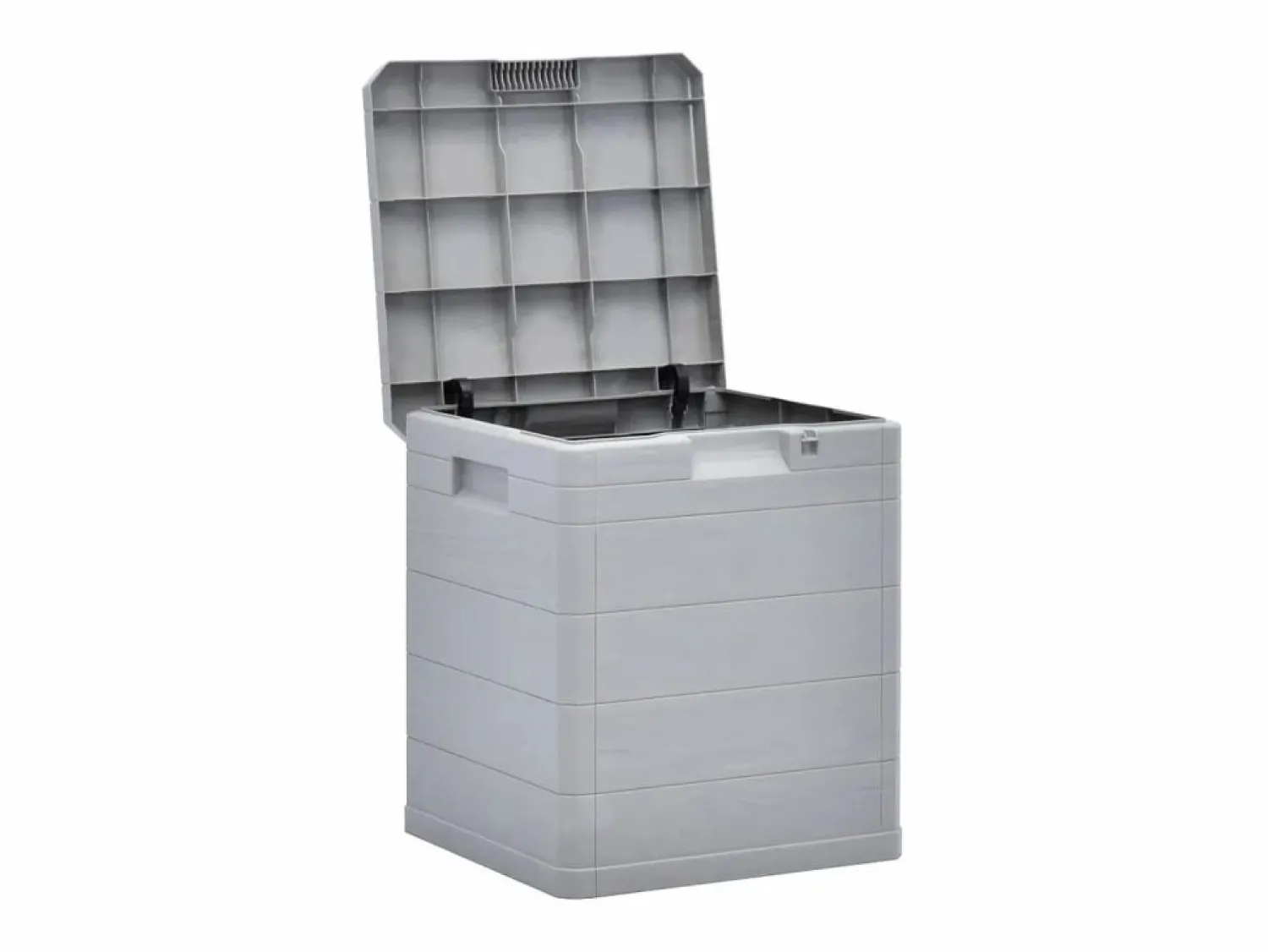 Best Caja de almacenamiento de jardín 90 L claro ES365125 Gris