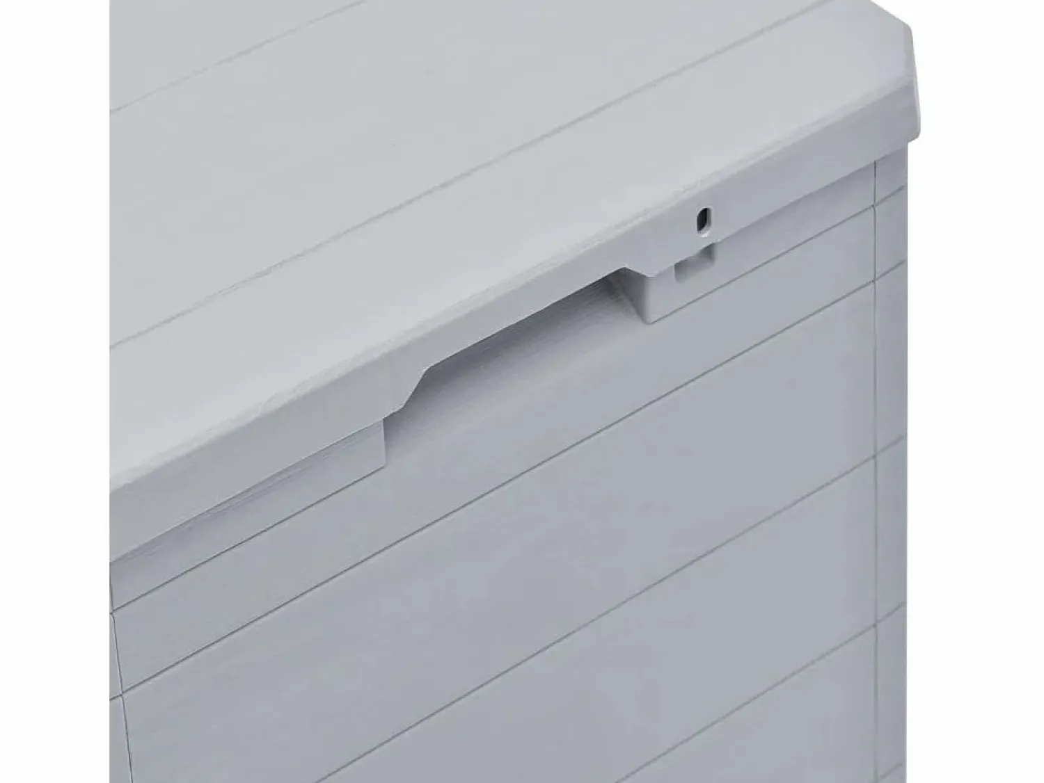 Best Caja de almacenamiento de jardín 90 L claro ES365125 Gris