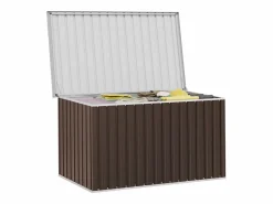 vidaxl Caja de almacenamiento de jardín marrón 171x99x93 cm