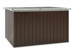 Outlet Caja de almacenamiento de jardín marrón 171x99x93 cm ES290546 Marru00f3n