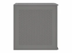 Caja de almacenamiento para jardín 55x53x57 cm PP Gris claro