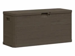 Best Caja de almacenamiento para jardín marrón de 280 l Armario De Jardín