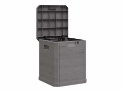 Clearance Caja de almacenamiento para jardín marrón de 90 l Armario De Jardín