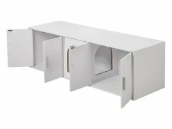 Sale Caja de Arena para Gatos SucceBuy, Muebles Ocultos de Madera, 57,9 Pulgadas, Color Higiene Y Cuidado De Mascotas