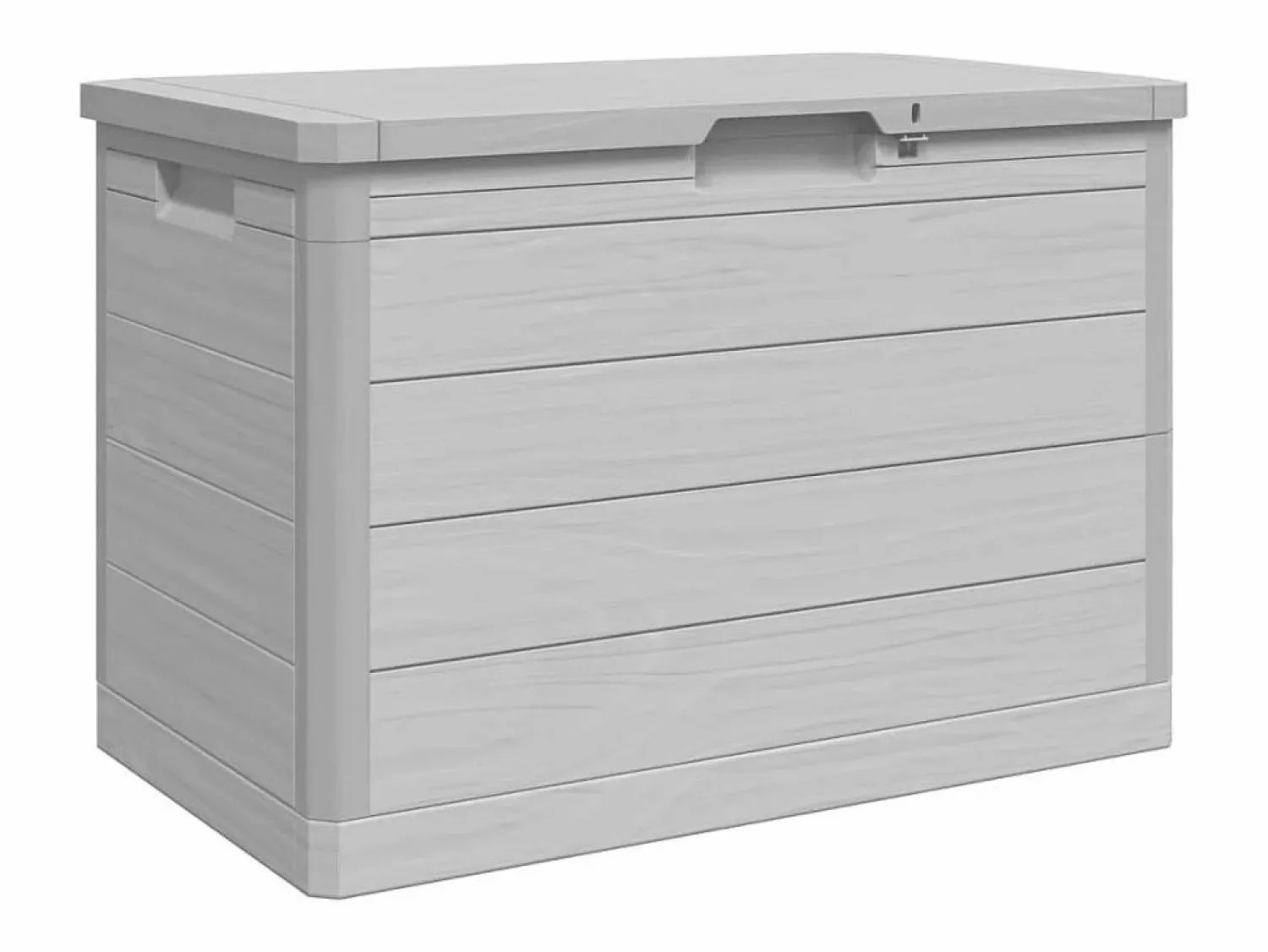 Hot Caja de cojín para exterior 77,5x44,5x53 cm polipropileno Gris