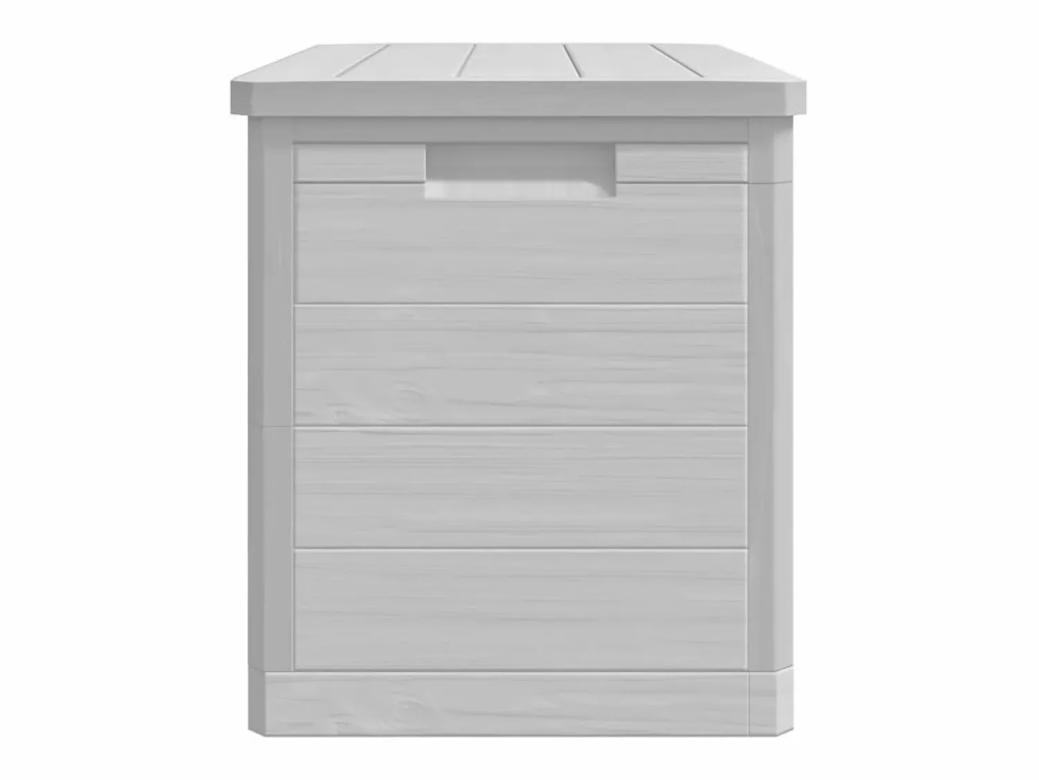 Hot Caja de cojín para exterior 77,5x44,5x53 cm polipropileno Gris