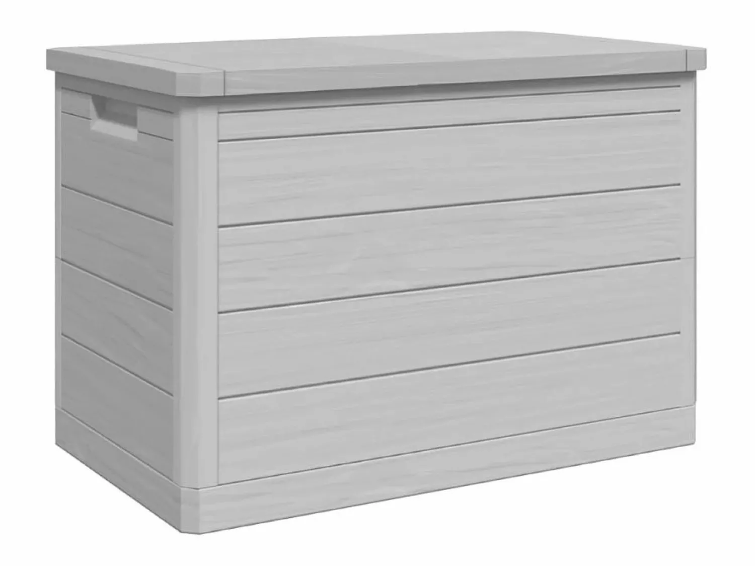 Hot Caja de cojín para exterior 77,5x44,5x53 cm polipropileno Gris
