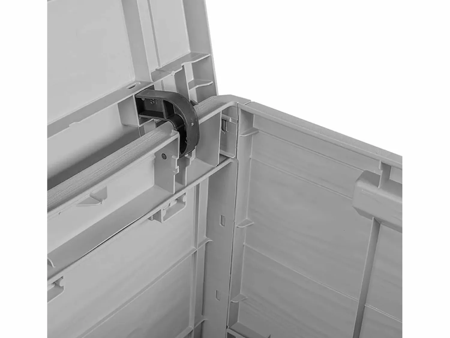 Hot Caja de cojín para exterior 77,5x44,5x53 cm polipropileno Gris
