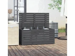 Caja de jardín 101x50,5x46,5 cm madera maciza de pino