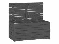 Caja de jardín 101x50,5x46,5 cm madera maciza de pino