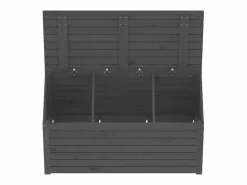 Caja de jardín 101x50,5x46,5 cm madera maciza de pino