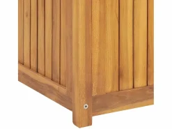 Caja de jardín 175x50x55 cm Madera maciza de teca Marru00f3n